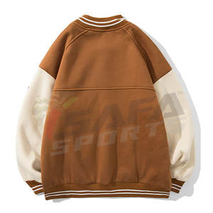 Veste en tricot à fermeture éclair en coton de haute qualité pour hommes, col montant à manches longues, Style hivernal, Logo brodé à la mode décontractée personnalisé - Product Image 2