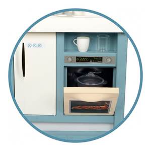 Cuisine jouet blanche et bleue Bon Appetit avec accessoires 7600310824 52.1x32.5x95.7cm Jouets de cuisine et d'alimentation - Product Image 4