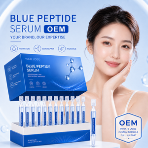 เซรั่มบำรุงผิวหน้าสูตรใหม่ OEM บลูคอปเปอร์เปปไทด์ ช่วยเติมความชุ่มชื้น ผิวเรียบเนียน พกพาสะดวก - Product Image 2