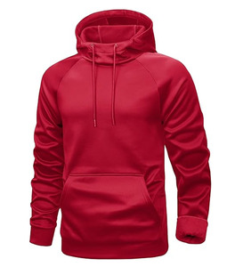 เสื้อฮู้ดซิปเต็มตัวผ้าฟลีซคอตตอน 100% สีพื้นสำหรับผู้ชายไซส์พลัส  ปักลาย ระบายอากาศ กันน้ำ กันลม - Product Image 6