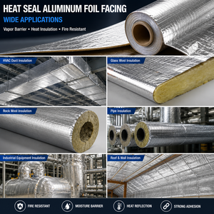 Lámina de Aluminio Resistente al Fuego con Sellado Térmico, Barrera Contra la Humedad, Material de <span class=keywords><strong>Aislamiento</strong></span> de Alta Resistencia - Product Image 2