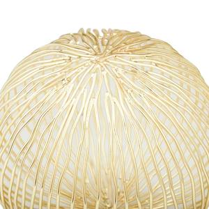 Conjunto de 3 bolas decorativas de fibra natural, escultura de mesa de Color dorado, decoración del hogar, acentos, artículos de decoración hechos a mano - Product Image 3