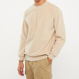 Sweat-shirt en molleton épais surdimensionné unisexe, pull chaud d'hiver, style streetwear, production OEM avec logo personnalisé - Product Image 1