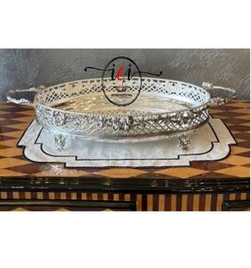 Hot Selling <b>Ramadan</b> Festival <b>Decoration</b> High Quality Luxury Brass Tray for <b>Ramadan</b> Festival in Customize Size and Design - Product Image 5