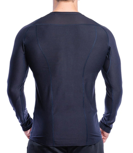 Camiseta de compresión para hombre de rendimiento elástico de 4 vías, ropa para correr, camiseta de entrenamiento de gimnasio transpirable ligera - Product Image 4
