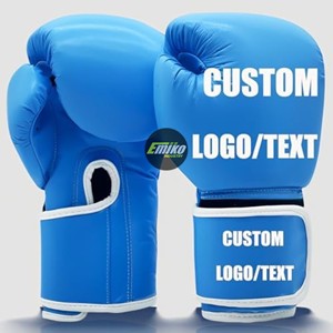 Wholesale martial arts equipment professional boxing gloves genuine leather multi layer foam padding sparring training gear - Product Image 2