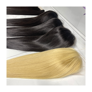 Peluca de Cabello Humano Liso, Peluca de Encaje Frontal Transparente HD Suizo, Natural, Raw, Vietnamita, 30 a 40 Pulgadas - Product Image 1