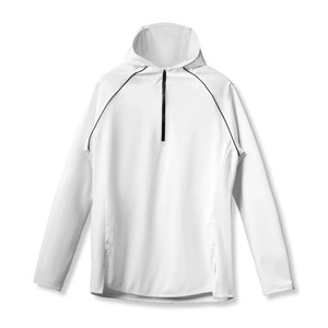 OEM Plain 14 Zipper Stretchy <b>hoodie</b> Casual Gym Running Sportswear <b>Thin</b> manufacturer Custom Logo Outwear half zip up Men Hoodies - Product Image 6