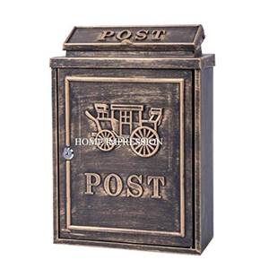 กล่องจดหมายสังกะสีแบบแฮนด์เมดกล่องไปรษณีย์ขนาดใหญ่กล่องพัสดุสำหรับบรรจุภัณฑ์กลางแจ้งติดผนังด้านนอก - Product Image 4