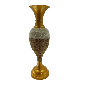 Jarrón de Flores Costero de Hierro Forjado a Mano, Diseño Único y Alto, para Decoración del Hogar, Bodas, Pascua y Regalos - Product Image 3