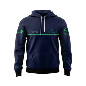 Las Mejores Sudaderas con Capucha para Hombre, 100% Algodón, Forro Polar, Resistentes al Viento, Transpirables, con Bolsillos y Cuello, Estampado Digital, Servicio OEM, Diseño Sólido en la Parte Delantera - Product Image 1