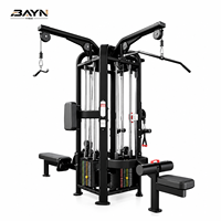 Machine de musculation multi-stations BN Hotel Gym Club 4 postes pour entraînement complet du corps, équipement de fitness commercial multi-utilisateurs