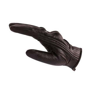 Gants de moto en cuir noir bleu classique pour l'hiver gants de protection de course respirants pour Motocross moto équitation chaude - Product Image 5