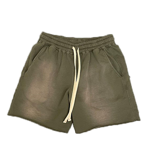 Pantalones Cortos de Hombre con Lavado Ácido, Estilo Vintage, Corte Holgado, Moda de Verano, Fabricante y Proveedor - Product Image 1