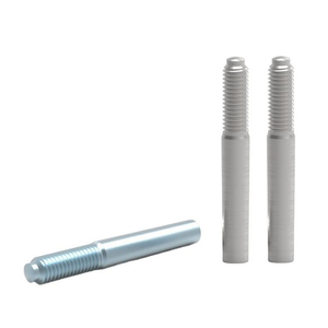 Goupille de centrage droite ronde moletée filetée en acier inoxydable sur mesure - Product Image 1