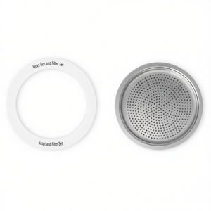 Ensemble de joints et de filtres pour cafetière Moka 9 tasses, 3 pièces, 0800035, accessoires essentiels pour cafetière - Product Image 3