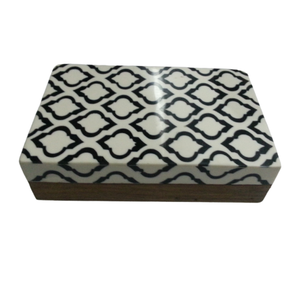 Caja de anillo de madera hecha a mano, caja de almacenamiento de recuerdo y caja de regalo para anillos, accesorios de joyería - Product Image 1