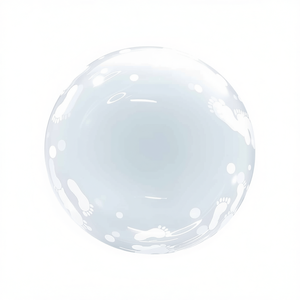 Globos de Fiesta con Huellas de Bebé, 45cm, Paquete de 12 Unidades - Product Image 2