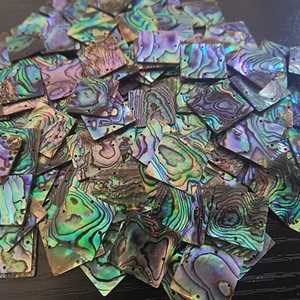 Mejor precio Paua Shell cuadrado en forma de hojas de nácar pulidas diseño de Cruz decoración ecológica para el hogar - Product Image 2