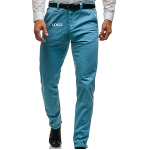 Pantalones de entrenamiento deportivos para hombre personalizados al por mayor de OEM transpirables cómodos Cierre de cordón de cintura alta con logotipo personalizado de color - Product Image 2