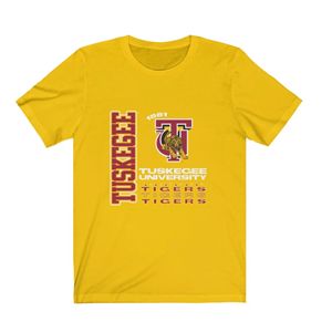 เสื้อยืดมหาวิทยาลัยทัสคีกีดีไซน์มาสค็อตเครื่องแต่งกายลายเสือ1881เครื่องแต่งกายคอตตอนจิตวิญญาณของโรงเรียนเสื้อวินเทจสำหรับทั้งชายและหญิง - Product Image 1