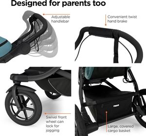 Poussettes, trotteurs et porte-bébés de qualité supérieure Urban Glide 3 Nutria - En stock - Prêt à être expédié - OEM ODM de qualité industrielle - Product Image 5