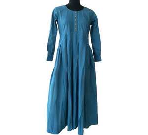 Robe islamique élégante pour femmes XXL à forte demande Design élégant Tissu de bambou écologique Boutons avant Manchette Manches Respirant - Product Image 1