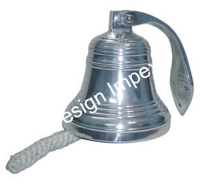 Campana de latón niquelado La mayoría de las tendencias Campana de barco Titanic Tipo de fácil instalación Campanas náuticas colgantes decorativas Costo al por mayor - Product Image 5