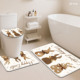 Custom Printed Carpet <b>Bathroom</b> Rug <b>Set</b> for <b>Bathroom</b> Non-Slip Shower Curtain Bath <b>Mat</b> - Product Image 5