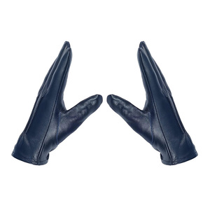 Gants de mode en cuir étonnants Produit respirant à coutures hautes Gants de mode en cuir ultra doux au toucher pour hommes - Product Image 2