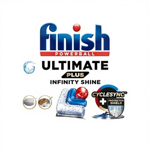 Pastillas para Lavavajillas Finish, Ultimate Plus Infinity Shine, 146 Unidades (73 x 2 Paquetes), Aroma Fresco, Elimina la Grasa, Nuestra Fórmula Más Intensiva - Product Image 1
