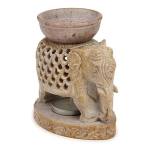 ธูปหอมและธูปหอมระเหยทำจากหินอ่อนงานแกะสลักรูปช้างสำหรับน้ำมันหอมระเหย - Product Image 3