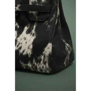 High Quality Cowhide Leather Top-<b>Handle</b> Tote <b>Handbag</b> with Chain Durable and Stylish for Daily Use for Summer and Autumn - Product Image 1
