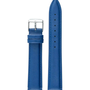 Bracelet de montre intelligent unisexe 669 bleu en cuir de luxe avec boucle en acier inoxydable, souple et réglable, pièce de rechange pour montre - Product Image 1