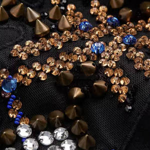 Nueva llegada de calidad superior de invierno básico con diamantes de imitación sudaderas con capucha ropa informal transpirable básico con diamantes de imitación para adultos - Product Image 6