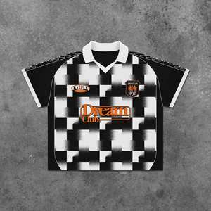 เสื้อฟุตบอลตาข่ายแบบกำหนดเองสำหรับผู้ชาย เสื้อฟุตบอลย้อนยุคระบายอากาศได้ดี เหมาะสำหรับทีมหรือสโมสร - Product Image 6