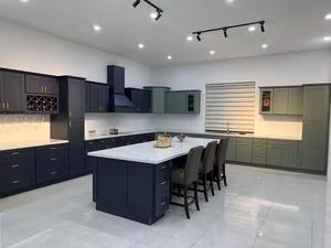 Fabricante de Muebles personalizados Gabinete de cocina modular moderno Encimera de madera Mdf con juegos completos de armario listo para montar - Product Image 2