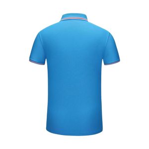 Jersey de coton brodé personnalisé de haute qualité pour chemise d'été pour hommes décontracté respirant à manches courtes de couleur unie - Product Image 2