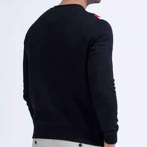 Sudadera térmica de cuello redondo para hombre de alta calidad, sudaderas de manga larga para hombre, sudaderas de invierno cómodas de Color sólido - Product Image 4