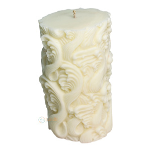 Velas votivas de cera de soja con Pilar ondulado hechas a mano, novedad perfumada, decoración del hogar para festivales, para Navidad, Pascua, celebraciones de Diwali - Product Image 2