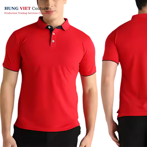 เสื้อโปโลผู้ชาย ผ้าถักลายเรียบ สวมใส่สบายและมีสไตล์ ระบายอากาศได้ดี เหมาะสำหรับใส่ในชีวิตประจำวัน - Product Image 2