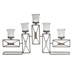 Candelabro de diseño de cristal para decoración del hogar, soporte de vela brillante para interior y exterior, votivo - Product Image 4