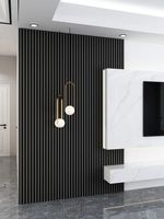 Revêtement en WPC ondulé 3D insonorisant et imperméable, matériau décoratif économique pour les murs et plafonds intérieurs élégants