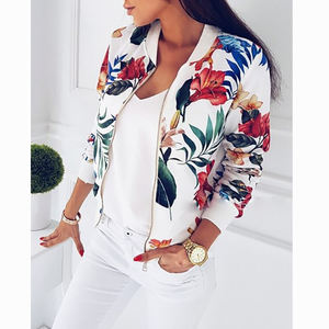 Top Trending Hot Sale Chaqueta de bombardero hecha a medida de moda elegante de Invierno para mujer Impresión de transferencia de calor a prueba de viento de secado rápido - Product Image 6