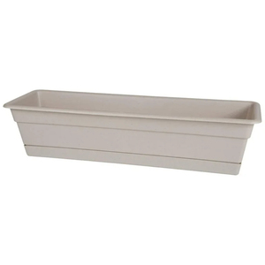 Jardinière rectangulaire en métal pour fenêtre, intérieure et extérieure, avec bac de drainage intégré, jardinières en sable à prix abordable - Product Image 1