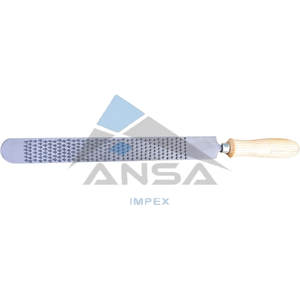 Raspa para pezuña de caballo herrador de 15 ", Lima de recorte profesional, escofina de acero de doble cara, cuidado de pezuña, herramienta para pezuña de Color plateado, herradores de caballos - Product Image 2