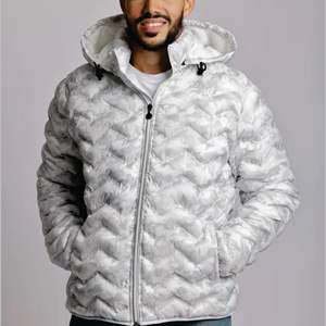 Chaqueta de plumón de ganso 700 para hombre, versión americana personalizada, Abrigo acolchado impermeable de invierno 2023, chaquetas acolchadas de diseñador de burbujas - Product Image 5