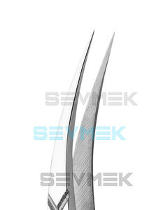 LashPlus profesional personalizado Punta de fibra de Color plateado extensiones de pestañas antiestáticas duraderas al por mayor pinzas de etiqueta privada - Product Image 2