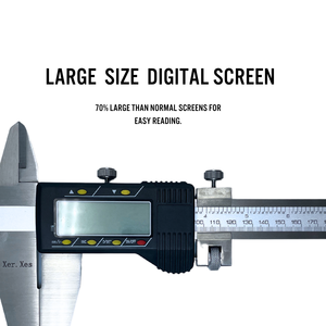 Calibre numérique Xer.Xes 0-600 mm avec précision de 0,01 mm, écran LCD, coque en plastique, garantie 1 an - Product Image 4