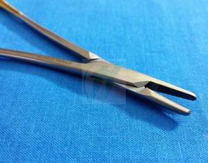 Portaagujas Webster de Grado Profesional de 5 Pulgadas, Mandíbulas Lisas, Carburo de Tungsteno, Juego de Instrumentos Quirúrgicos Manuales de Acero Inoxidable - Product Image 3